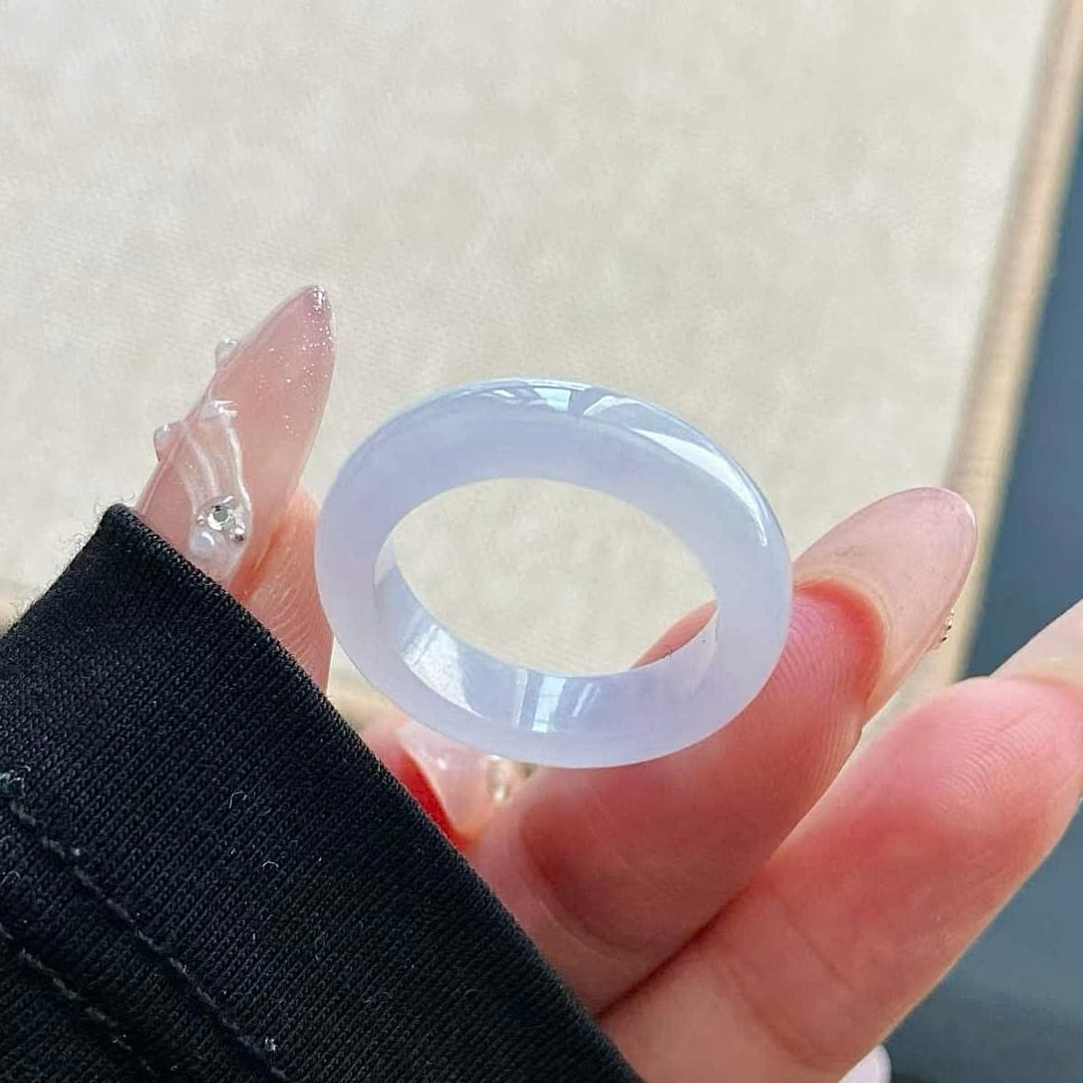 Lavender Ice Jadeite Band