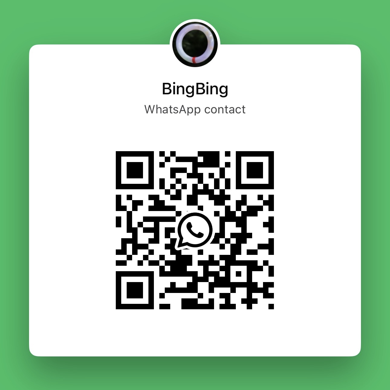 WhatsApp QR code